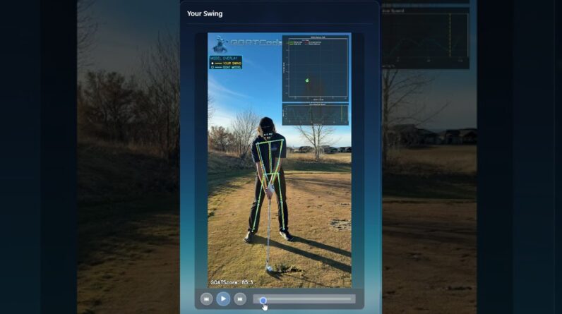 Using AI Golf Swing Analyzer to Improve My Golf Swing - 85 GOATScore