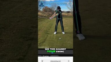 Golf Swing Analysis: Goat Code Overlay Revolutionizes Your Game #shorts