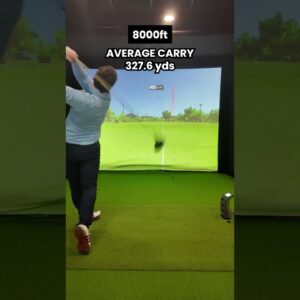 How does altitude affect driving distance?