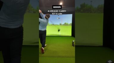 How does altitude affect driving distance?