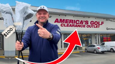 I Bought ALL NEW CLUBS At AMERICA'S CLEARANCE Outlets! - HUGE BARGAIN!
