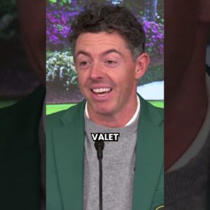 Thankfully, awkward Champions Dinner arrivals are a thing of the past for Rory McIlroy 😅