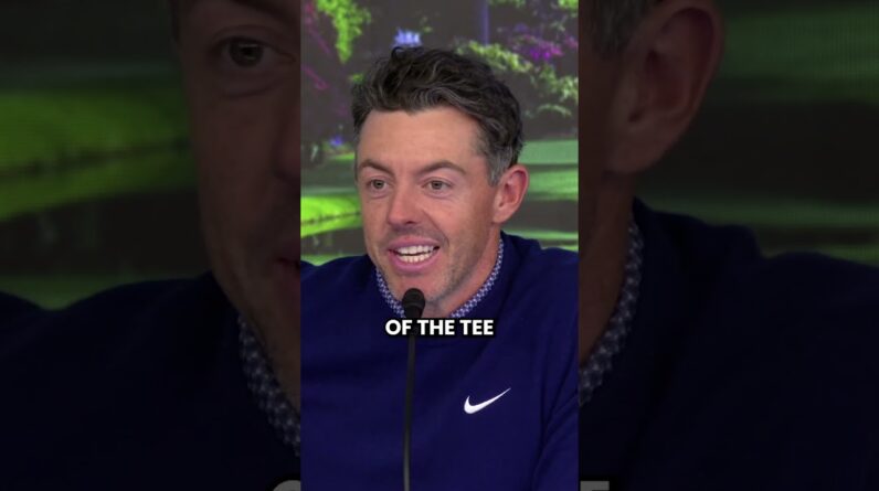 The Masters first tee nerves are still alive and well for Rory McIlroy! #RoryMcIlroy #TheMasters