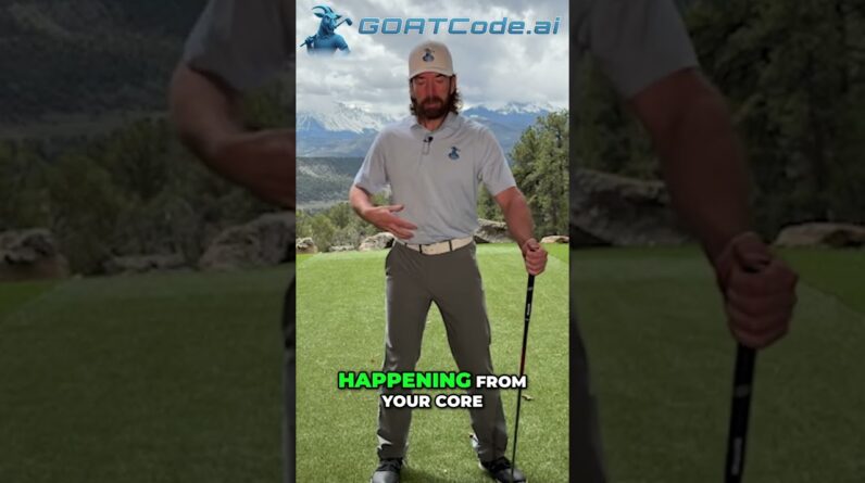 Golf Core Power: Unlock Tiger Woods' Secret Move! #shorts