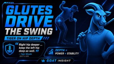 How Tiger Woods Uses His Glutes to Drive His Golf Swing