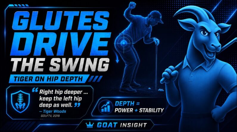 How Tiger Woods Uses His Glutes to Drive His Golf Swing