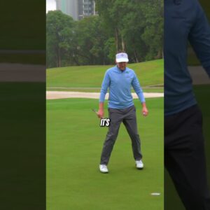 Ian Poulter wasn't a fan of my aim point 😅