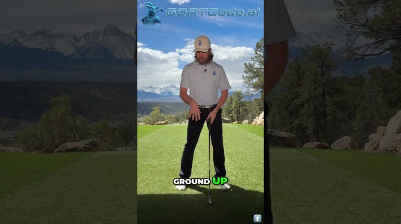Master Your Golf Swing: Ground-Up Power Sequence #shorts