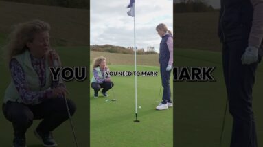 No matter how short the putt, always stick to your routine!