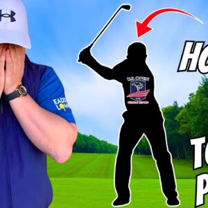 Taking On A US OPEN Playing Tour Pro & A TOTAL BEGINNER (Rubbish!?)