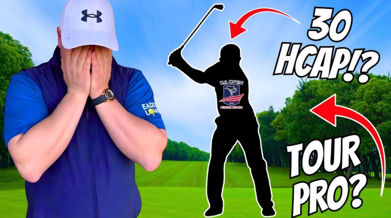 Taking On A US OPEN Playing Tour Pro & A TOTAL BEGINNER (Rubbish!?)