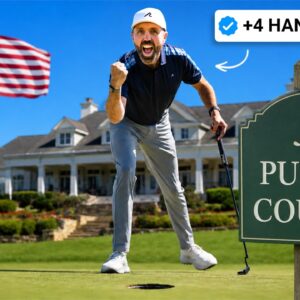 What can +4 handicap shoot on a Public Course in USA
