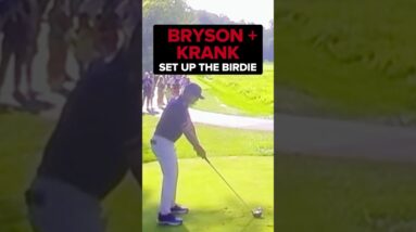 Bryson DeChambeau Sets Up Birdie With Krank Power & Precision on 18