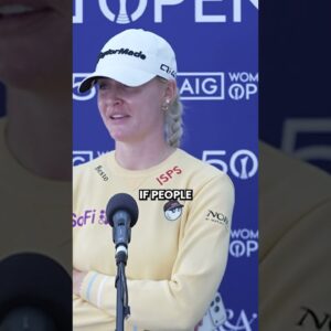 Charley Hull reacts to online backlash following prank on caddie