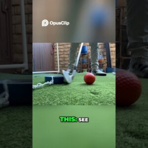Crazy golf machine to force a tour impact