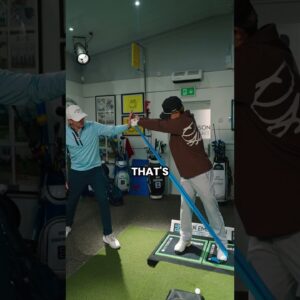 How to fix reverse spine angle in the golf swing, with Ben Emerson. #golfswing #golftips