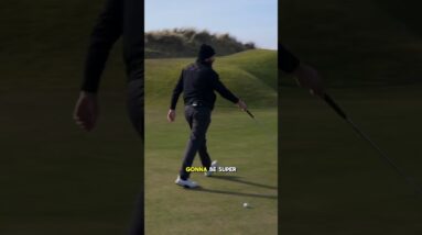 Playing a par 3 with Sir Nick Faldo ⛳️