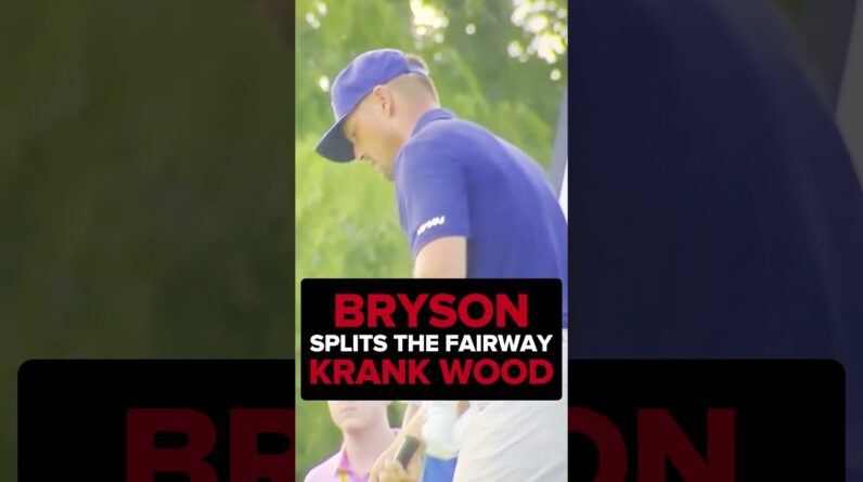 Bryson DeChambeau Splits the Fairway With a Krank Fairway Wood in Round 4 at Indianapolis