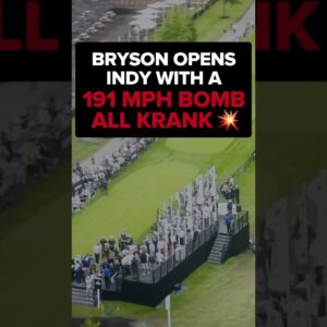 BRYSON DECHAMBEAU OPENS INDY WITH A 191 MPH BOMB — ALL KRANK 💥
