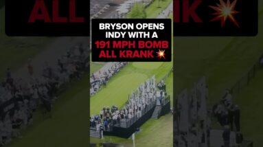 BRYSON DECHAMBEAU OPENS INDY WITH A 191 MPH BOMB — ALL KRANK 💥