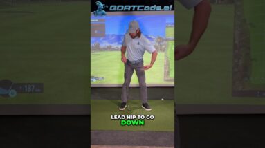 Unlock Golf Power: Master Weight Shift & Hip Drop Now! #shorts