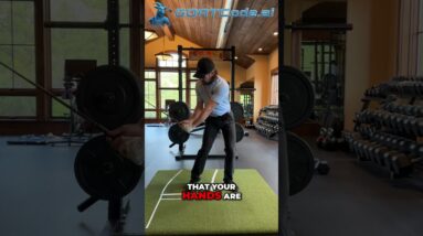 Unlock the GOAT Code: Effortless Golf Swing Secrets Revealed #shorts