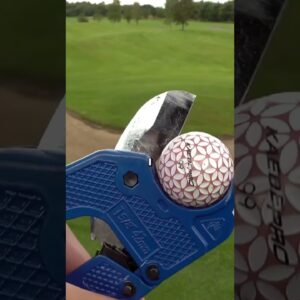 This golf ball has WEIRD dimples 🤯