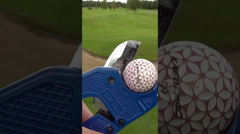 This golf ball has WEIRD dimples 🤯