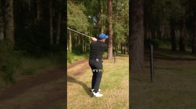 This was NEARLY perfect 😫  #golf
