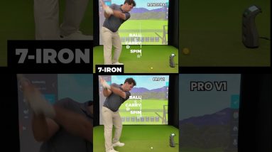 Titleist Pro V1 vs Range Ball! What does the data say?