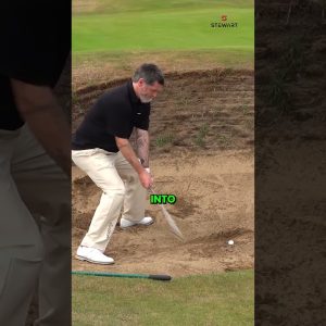 So it turns out hitting bunker shots with a five iron is quite hard!  #golffail