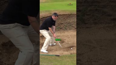 So it turns out hitting bunker shots with a five iron is quite hard!  #golffail
