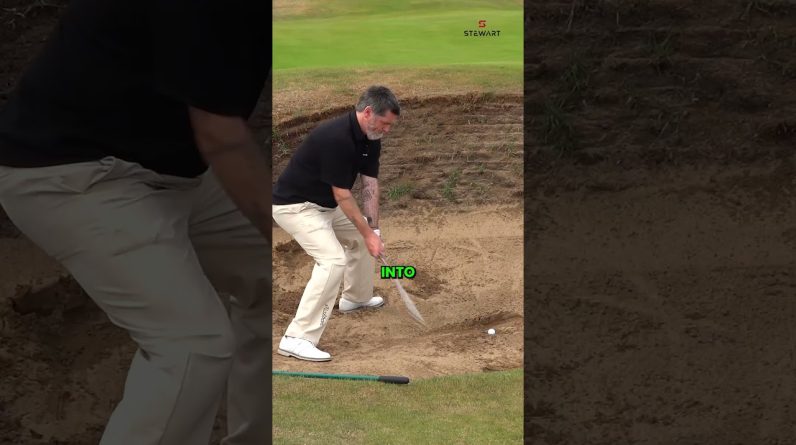 So it turns out hitting bunker shots with a five iron is quite hard!  #golffail
