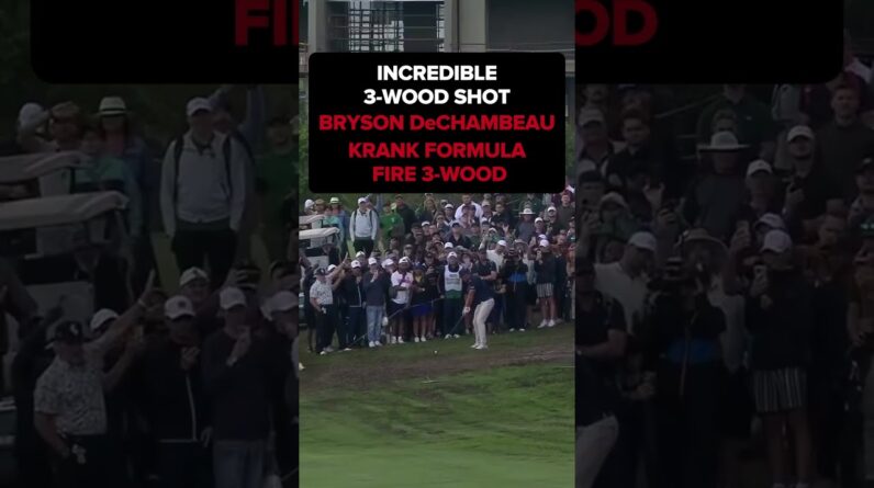 BRYSON DECHAMBEAU + KRANK GOLF. 285 YARDS. ONE INCREDIBLE SHOT. ONE CHAMPIONSHIP VICTORY.