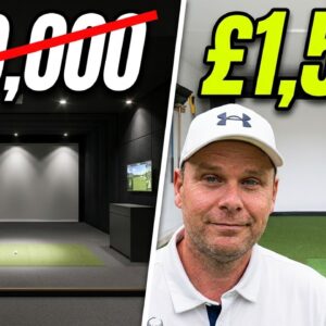 He Built A PRO Golf Home Simulator ON A BUDGET!