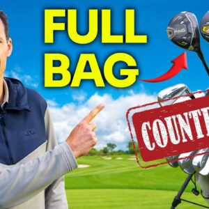 I Played Golf With A Full Bag Of Fake Clubs