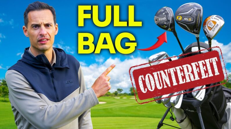 I Played Golf With A Full Bag Of Fake Clubs